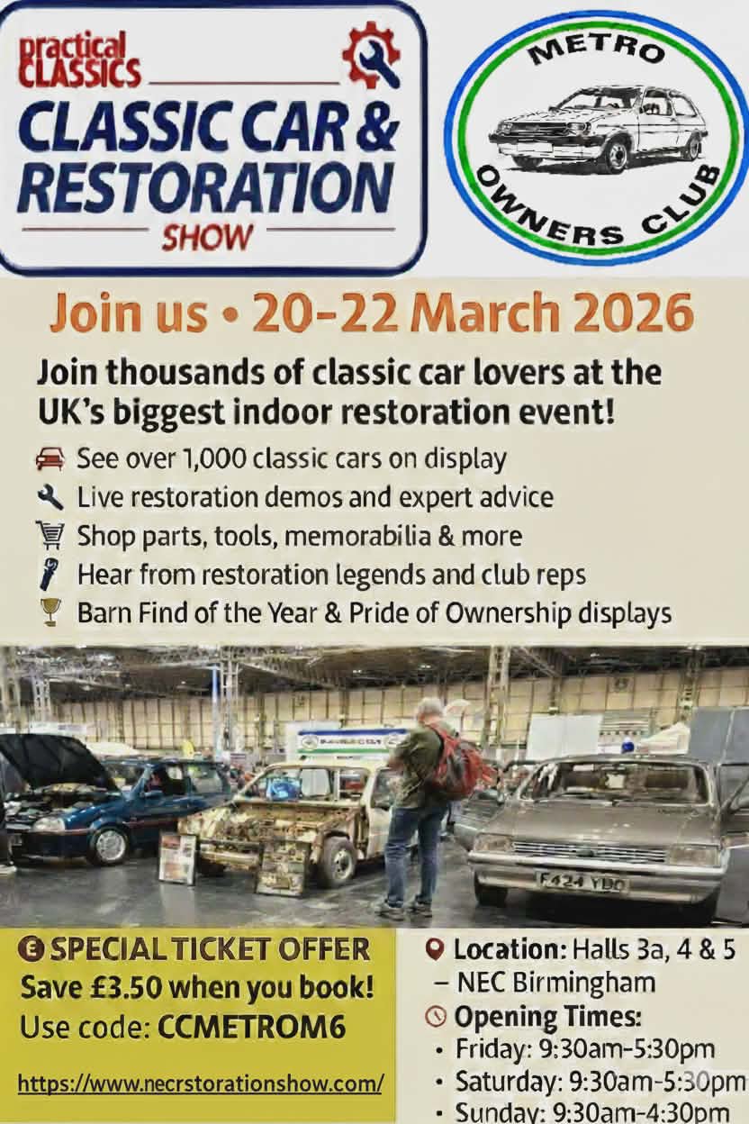 2026-03 Practical Classics Classic Car & Restoration Show